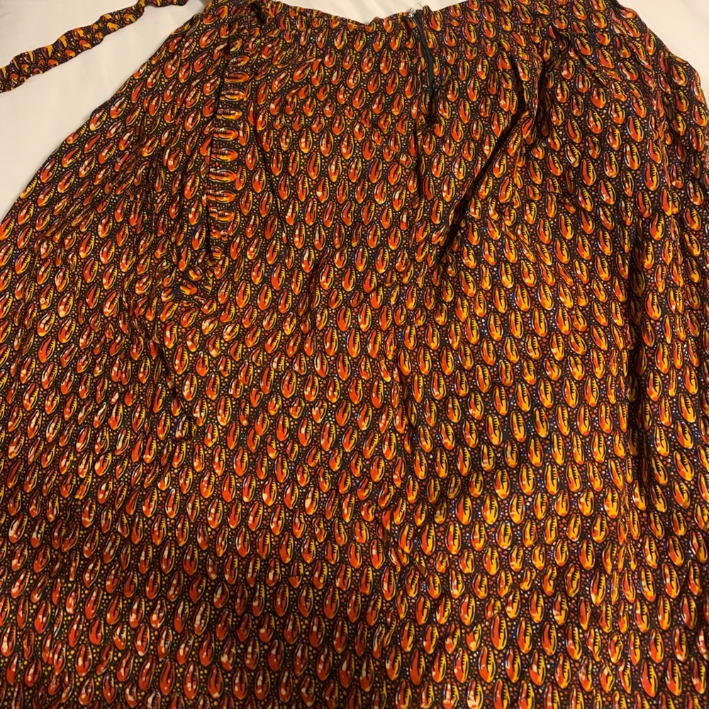 African print skirt